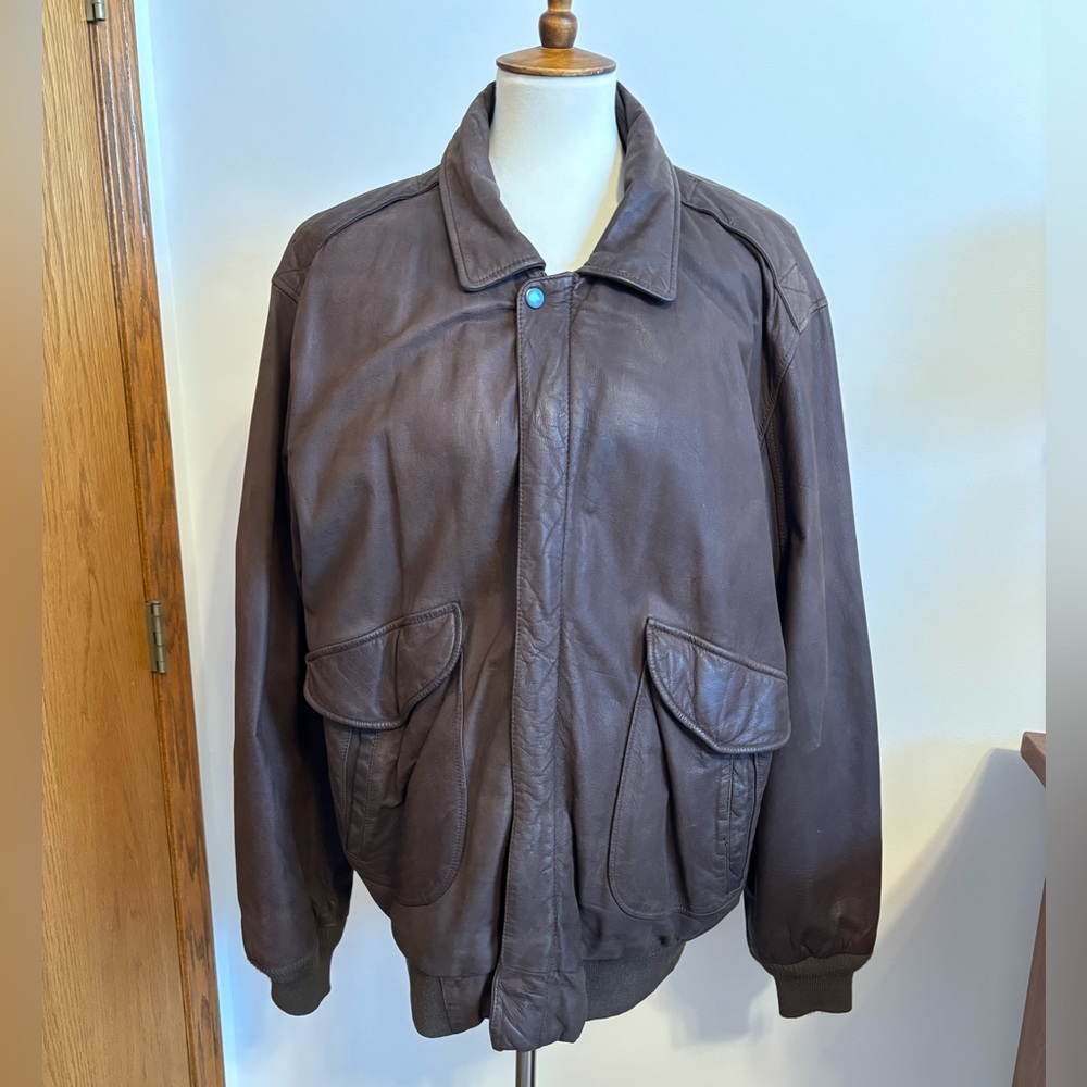 Vintage leather coat